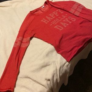 Red sleep sweater
